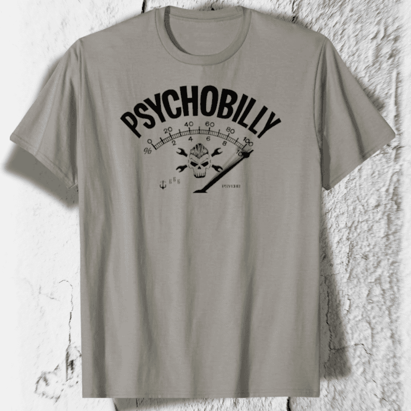 Psychobilly shirt 100 percent