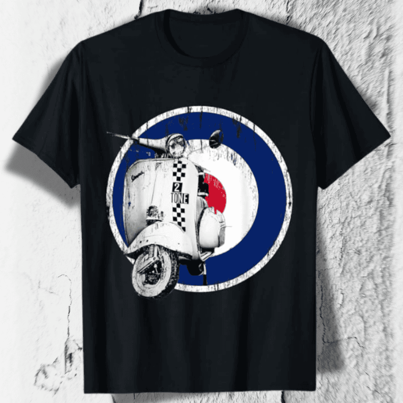 スカ Skonhead Scooter Tシャツ